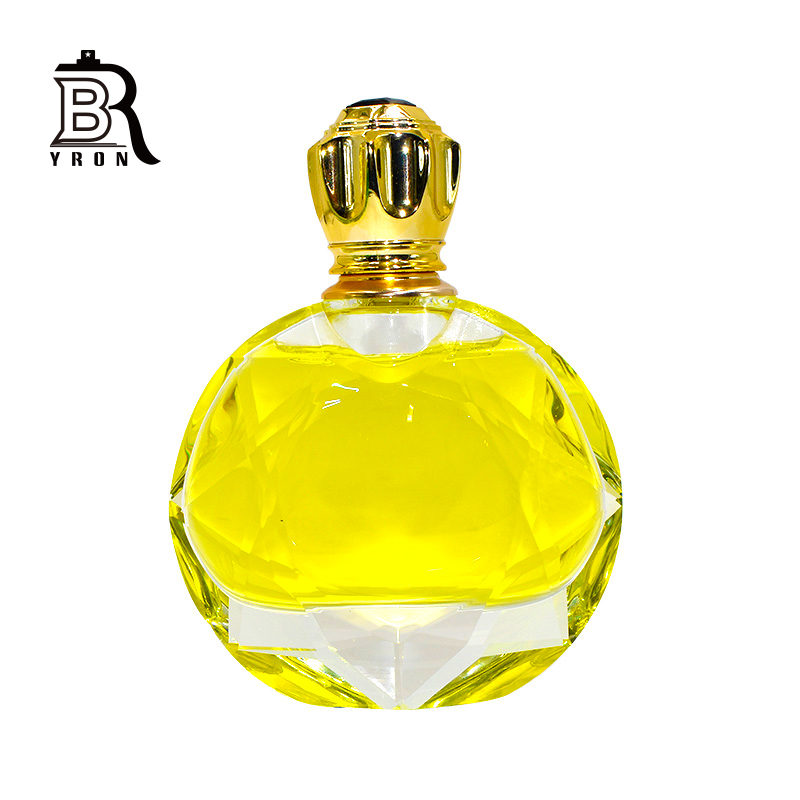 103ml Luxury Cosmetics Containers And Packaging Unique Round Shape Glass Perfume Bottle