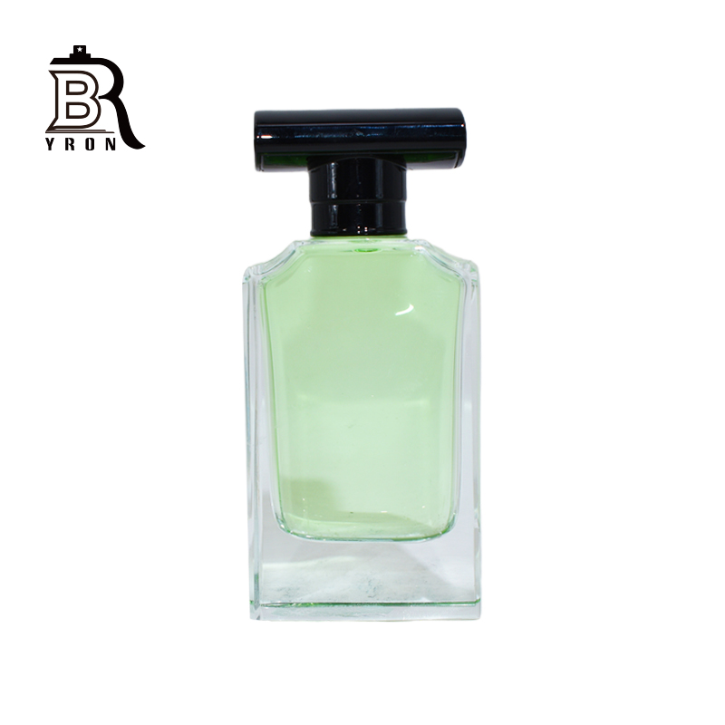 100ml Fancy Rectangle Clear Shape Perfume Empty Glass Bottle