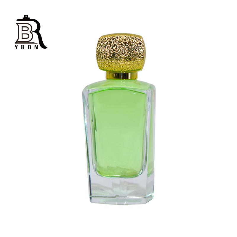 110ml Wholesale Glass Bottles Romantic Perfume Bottles With Gold Cap