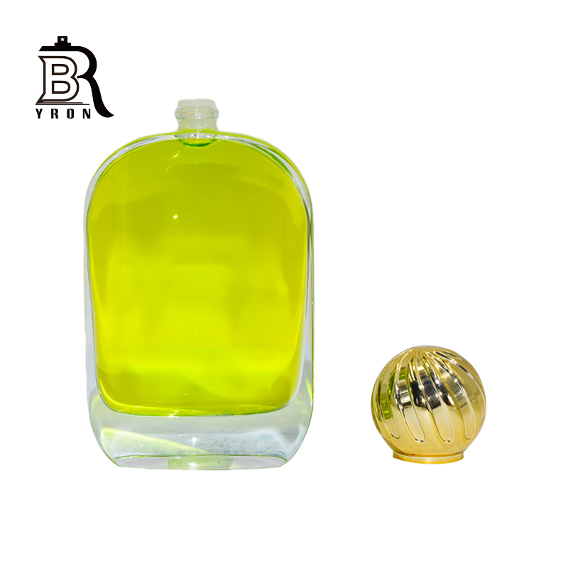 Clear_Glass_Bottle，100ml_Round_Cap_Bottle