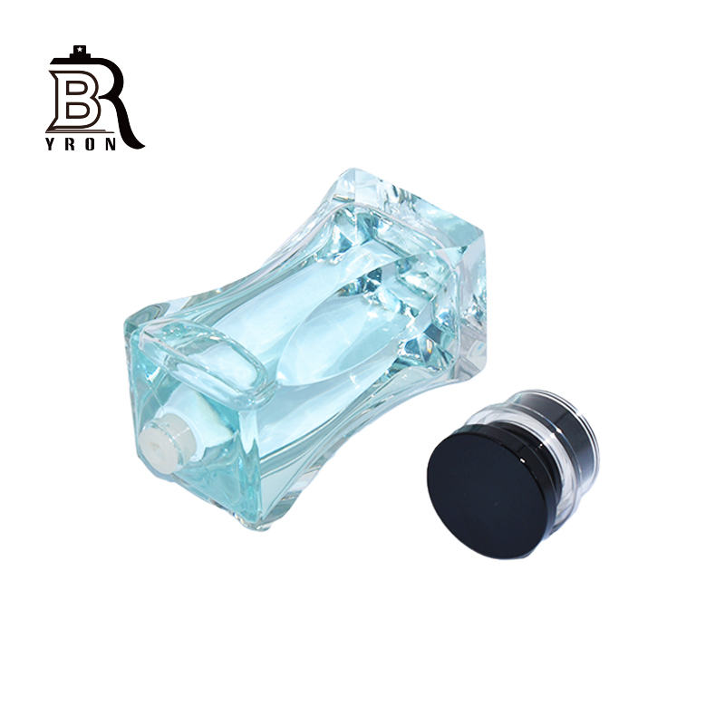 包装瓶, 化妆品玻璃瓶, 黑色磁帽