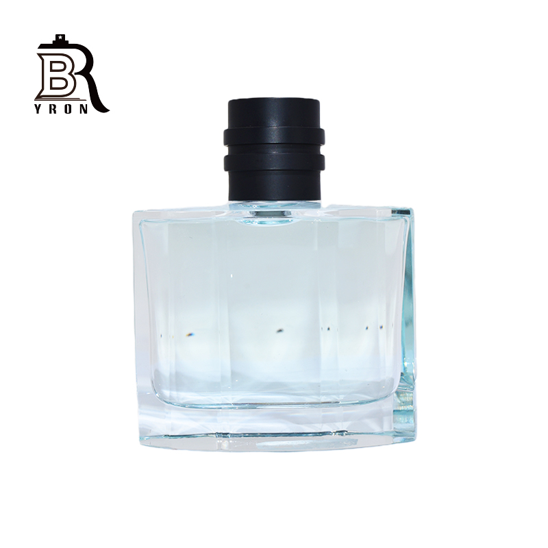 Manufacture Glass Empty Bottle heavy 100ml Parfum Green Glass