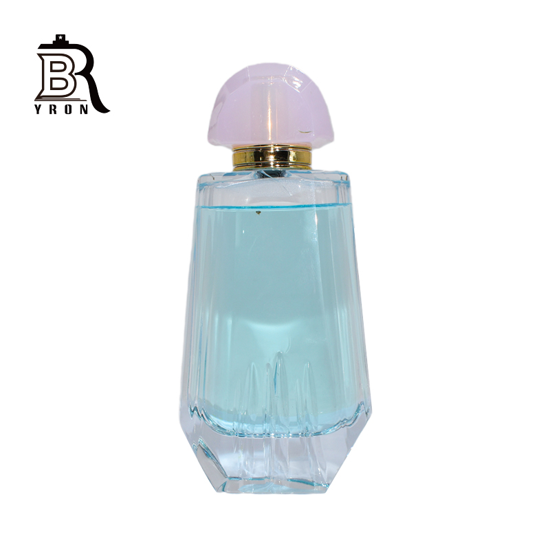 Clear Glass Perfume Bottle 50ml Perfume Glass Bottle  For Perfume With Umbrella Cap