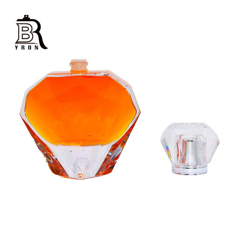  Glass Perfume Bottle, Bottle With Cap, Luxury Square Bottles