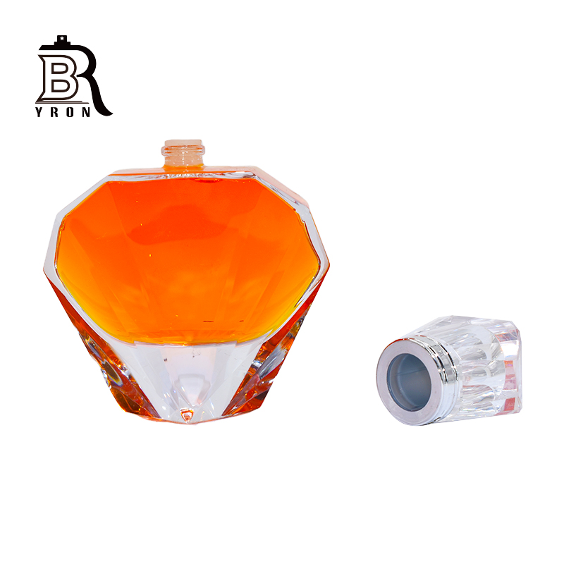  Glass Perfume Bottle, Bottle With Cap, Luxury Square Bottles