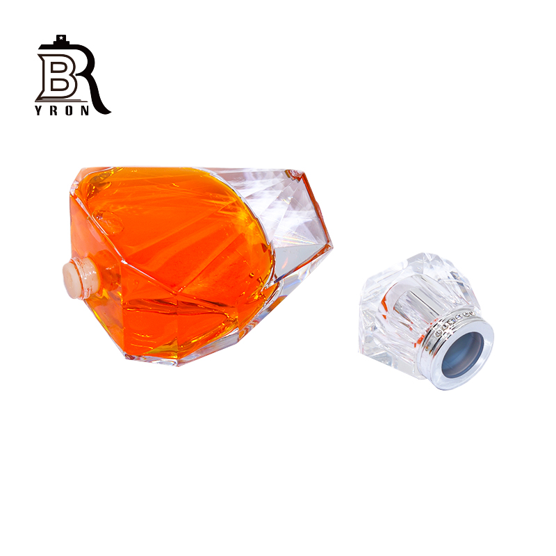  Glass Perfume Bottle, Bottle With Cap, Luxury Square Bottles