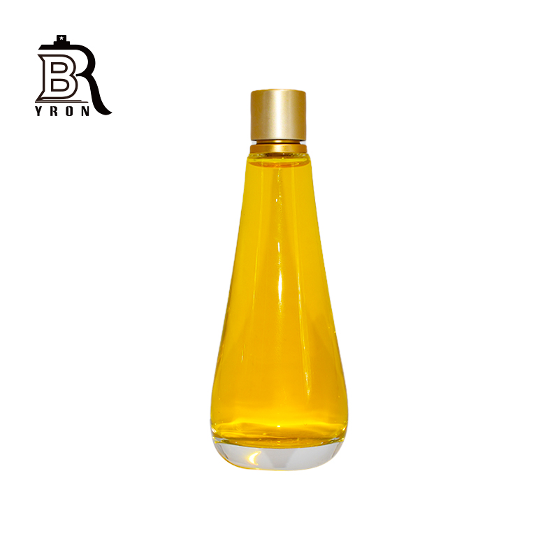 100ml High Quality Spray Perfume Glass Bottle Rectangle Plastic Lid With Crimp Pump And Collar