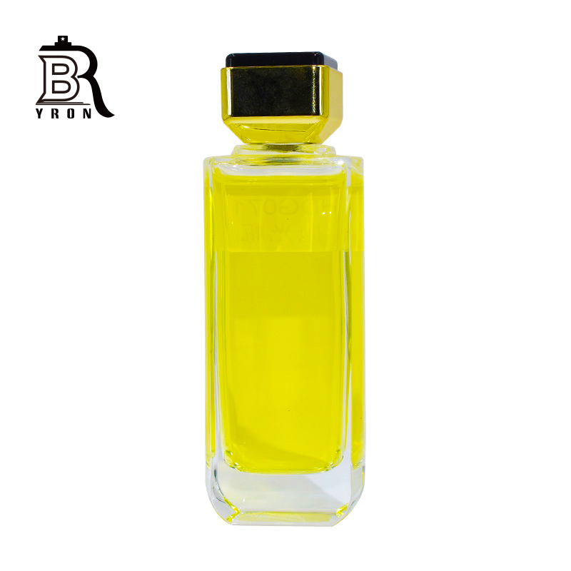 110ml Fancy Rectangle Clear Shape Perfume Empty Glass Bottle
