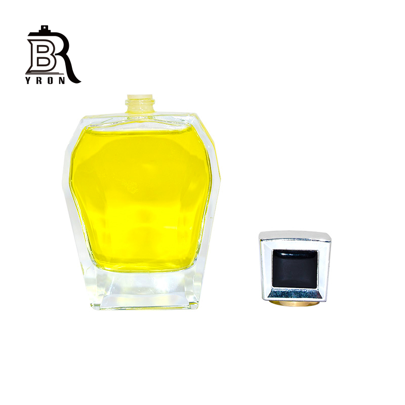 100ml Fancy Rectangle Clear Shape Perfume Empty Glass Bottle