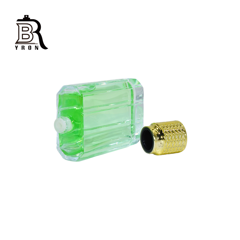 100ml Fancy Rectangle Clear Shape Perfume Empty Glass Bottle