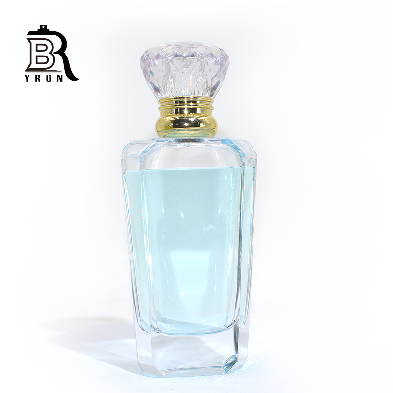 New_Design_Clear_Glass_Polish_Bottle, Square_Empty_Fashionable_Glass_Polish_Bottle
