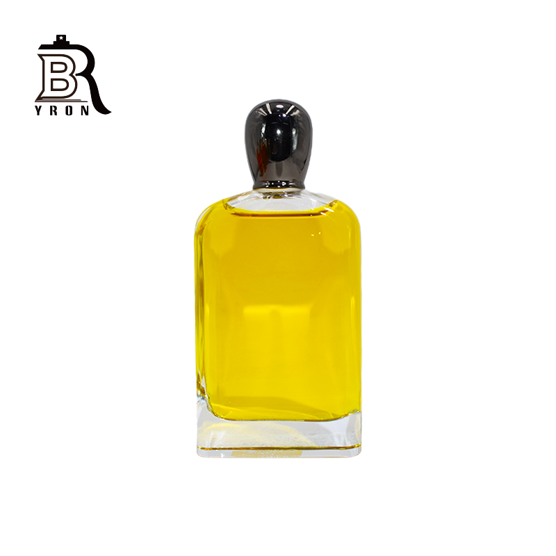 perfume bottles,Empty luxury Glass Perfume Bottles,Square Shape Bottle Leather Cap Glass Perfume Bottles