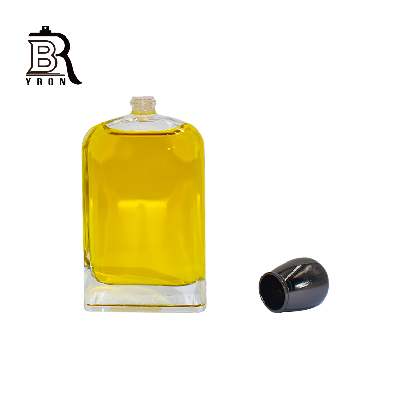 Square Bottles, 120ml Oil Bottles, With Wood Cap