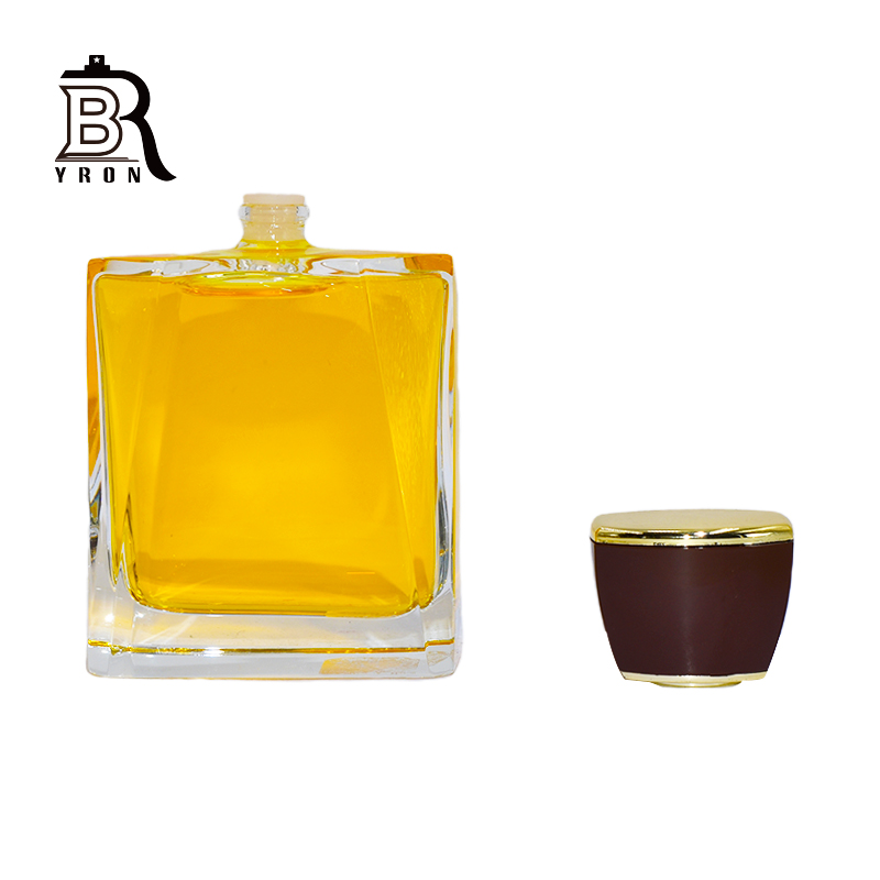 Women Bottle Perfume, 100ml Bottles Stamping, Clear Black Bottle