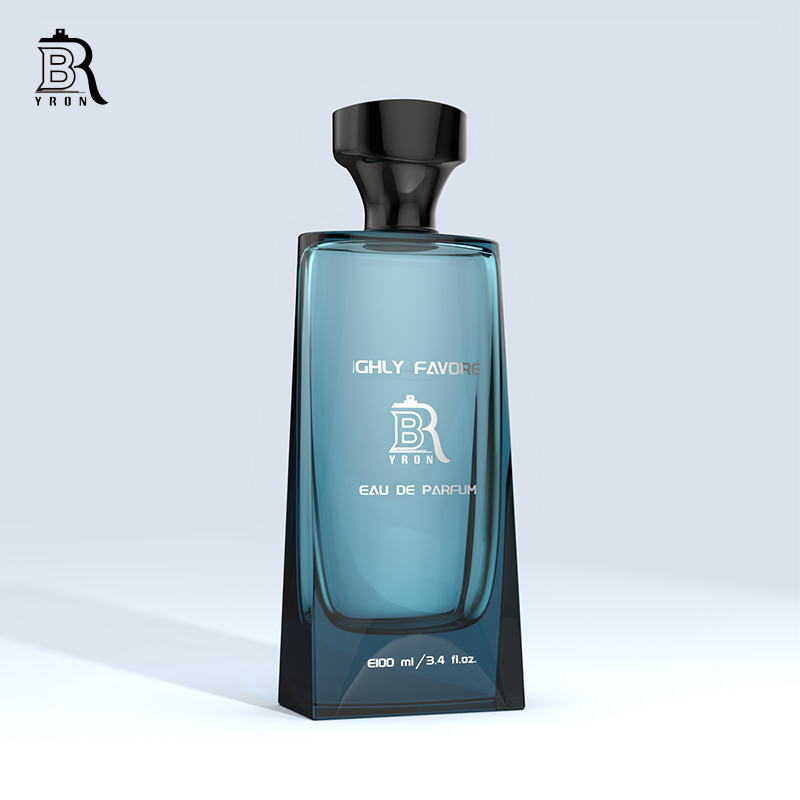Rectangle _Shape_Glass_Bottles,Perfume_Bottles_With_Black_Cap