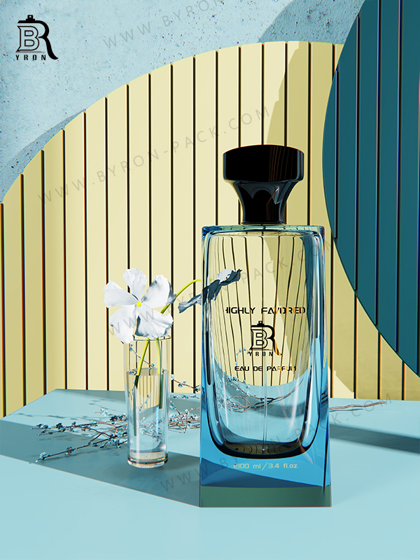 perfume bottles，custom perfume bottles，100 ml Clear Glass Perfume Bottle With Box