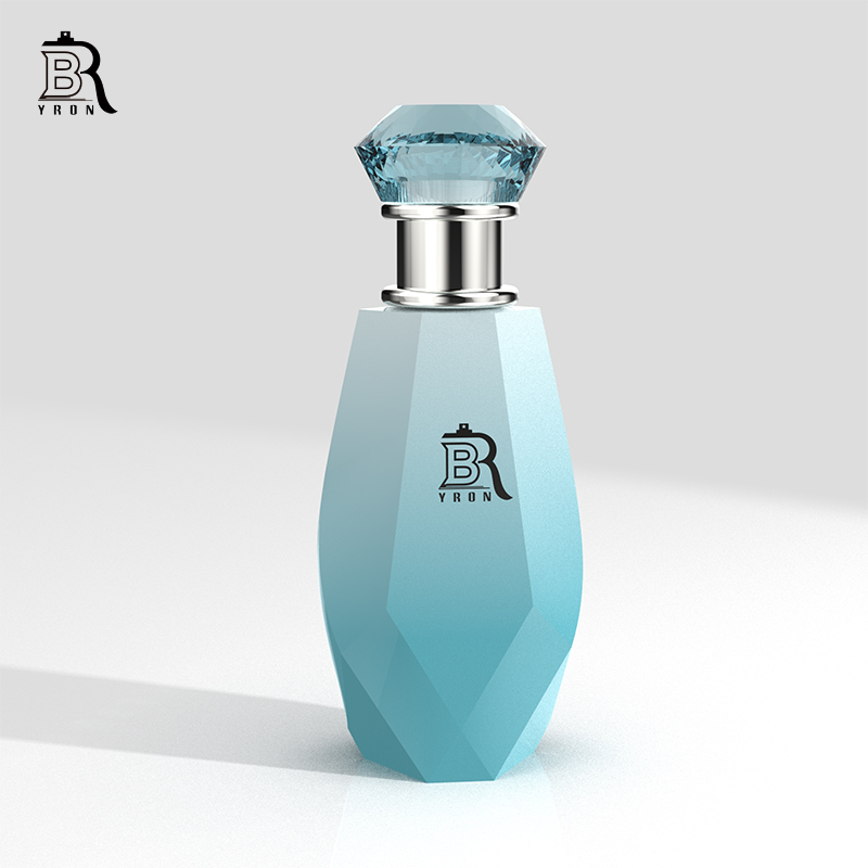 glass perfume bottle empty,luxury empty perfume glass bottles,custom made glass perfume bottle with flower cap,