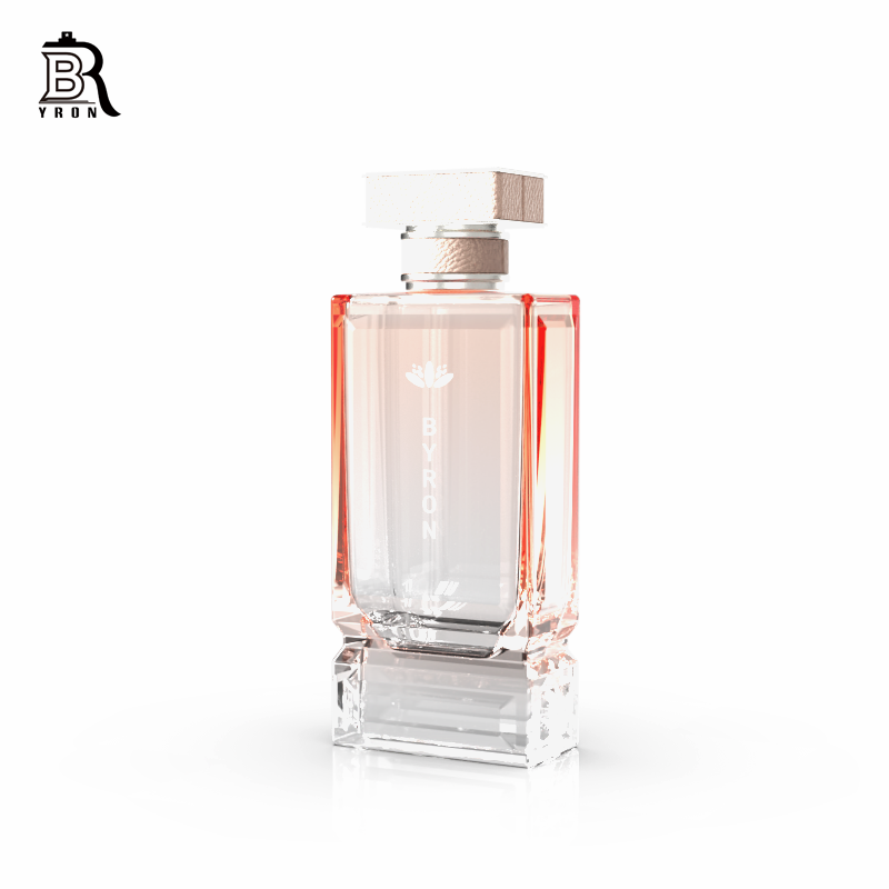 perfume bottles,Empty luxury Glass Perfume Bottles,Square Shape Bottle Leather Cap Glass Perfume Bottles